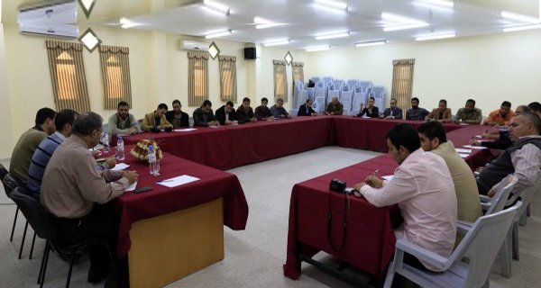 مشاركة موقع النخلة في اجتماع إدارة مواقع العائلات في بلدية خان يونس