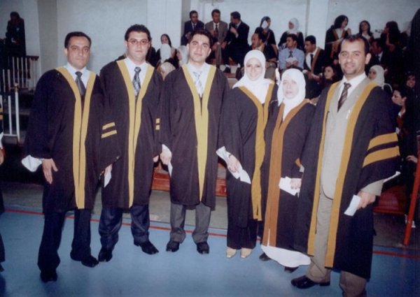 الأردن- حصول د. أحمد بسام علي درجة الماجستير