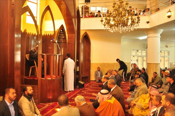 تم بحمد الله إفتتاح مسجد السقا بخان يونس 