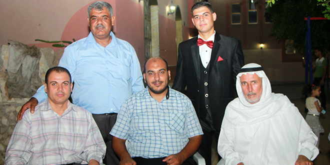 زفاف الشاب إبراهيم مازن كامل الأغا