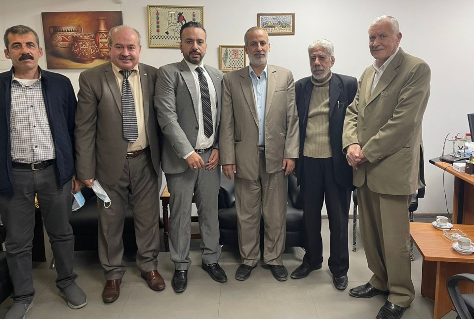 زياره للمستشار الطبى بسفارة فلسطين بالقاهره دكتور فادى كساب